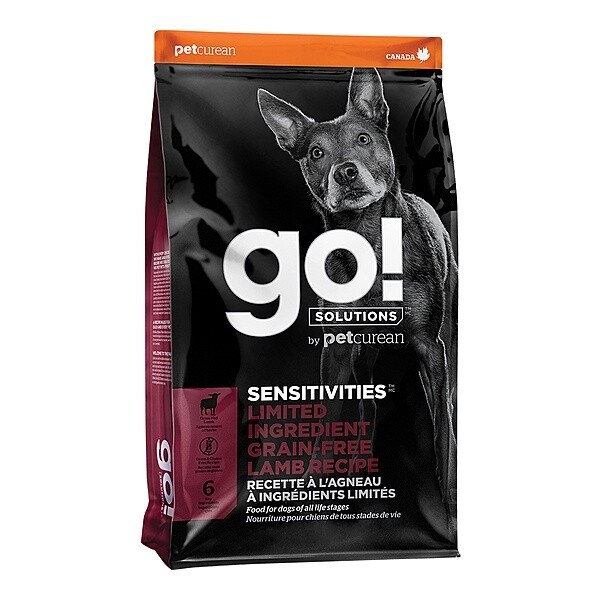 PETCUREAN - GO! Sensitivities LID GF Lamb 22LB