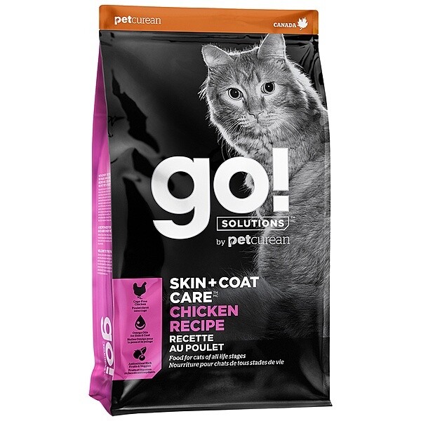 PETCUREAN - GO! Skin & Coat Chicken Recipe 16LB | Cat