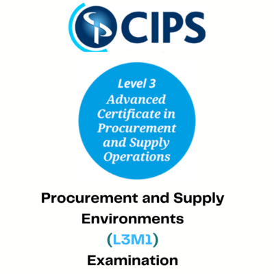 Procurement and Supply Environments (L3M1)