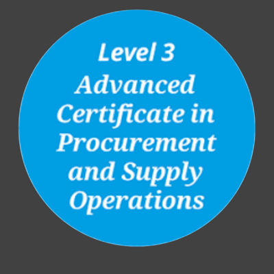 CIPS Level 3 Advanced Certificate in Procurement and Supply Operations  ( full package) Online
