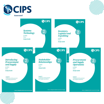 CIPS Level 2 Certificate in Procurement and Supply Operations ( For 5 Books ) Soft copy or hard copy