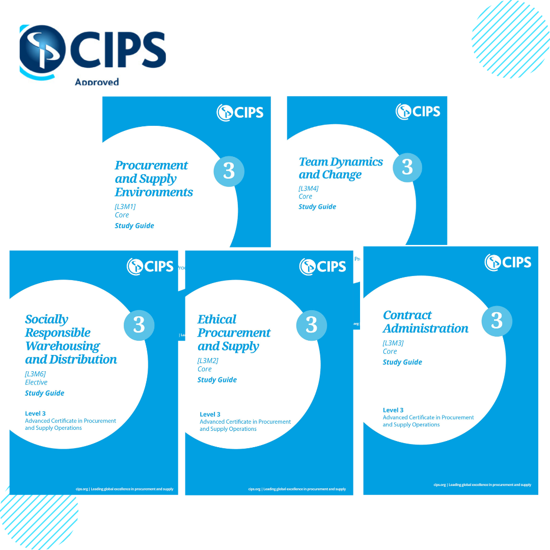 CIPS Level 3 Exam Advanced Certificate in Procurement &amp; Supply Operations ( For 1 Book )