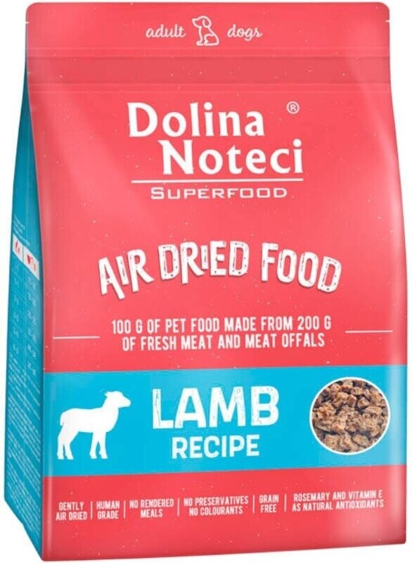 DOLINA NOTECI SUPERFOOD - LAMB DISH- DRIED FOOD FOR ADULT DOGS -1 kg BAGS