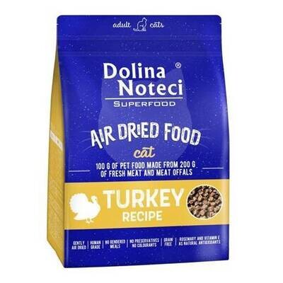 DOLINA NOTECI SUPERFOOD-AIR DRIED FOOD FOR ADULT CATS OF ALL BREEDS- TURKEY DISH- 1 kg BAGS