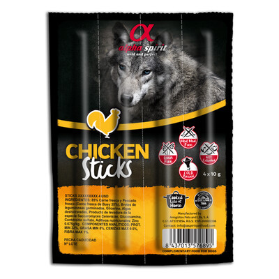 Alpha Spirit- CHICKEN- Dog Treat Bar String (Includes 4 Bars)
