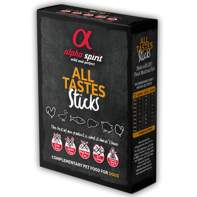 Alpha Spirit- ALL TASTES- Dog Treat Bar Strings (Includes 24 Bars)