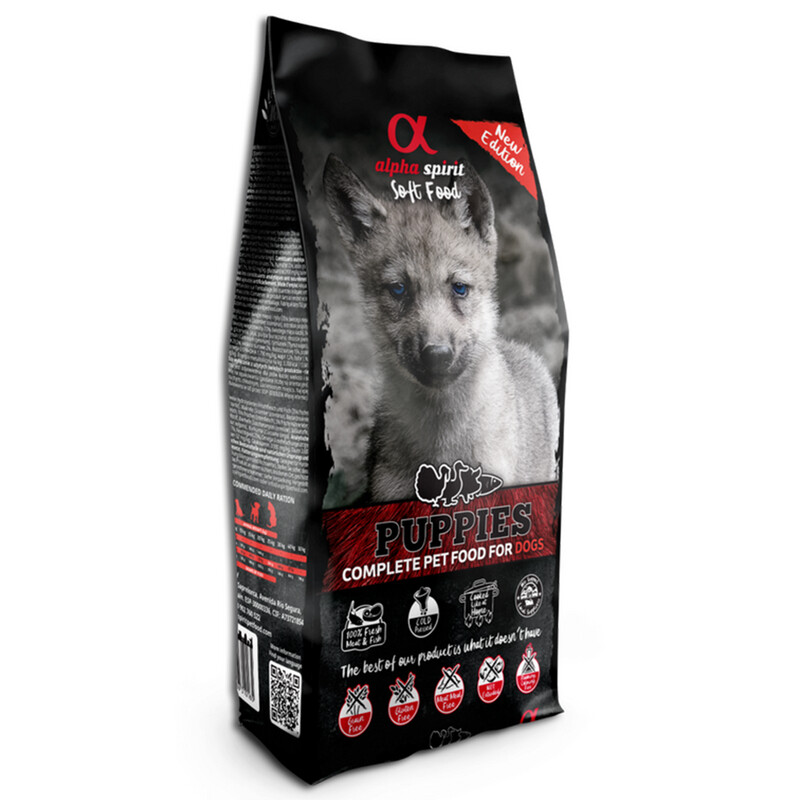 ALPHA SPIRIT- COMPLETE FOOD FOR PUPPIES- SEMI- MOIST- (3 kg)