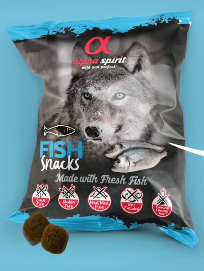 Alpha Spirit- FISH- Dog Treats (50g)