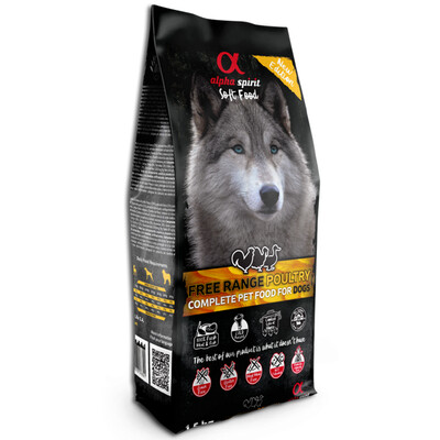 ALPHA SPIRIT- POULTRY COMPLETE DOG FOOD – SEMI-MOIST- ADULT DOG (1.5KG)