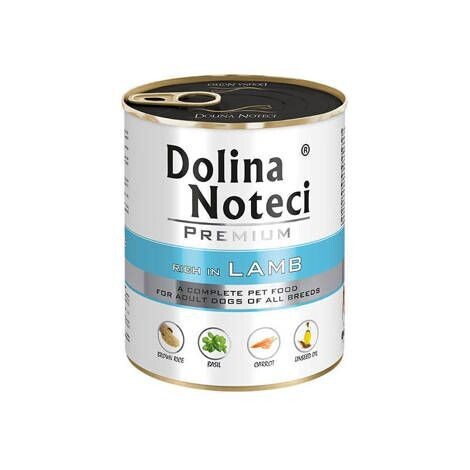 DOLINA NOTECI PREMIUM- RICH IN LAMB- WET FOOD FOR ADULT DOGS- 400gr CANS