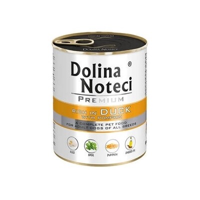 DOLINA NOTECI PREMIUM- DUCK WITH PUMPKIN -WET FOOD FOR ADULT DOGS- 400 GR CANS