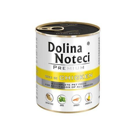 DOLINA NOTECI PREMIUM- CHICKEN- WET FOOD FOR ADULT DOGS- 800 GR CANS