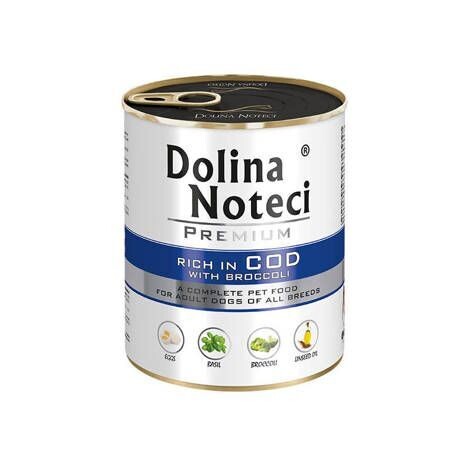 DOLINA NOTECI PREMIUM- COD WITH BROCCOLI-WET FOOD FOR ADULT DOGS OF ALL BREEDS-400 gr