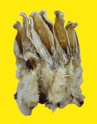 ​RABBIT EARS WITH FUR- 100 gr vacuum sealed