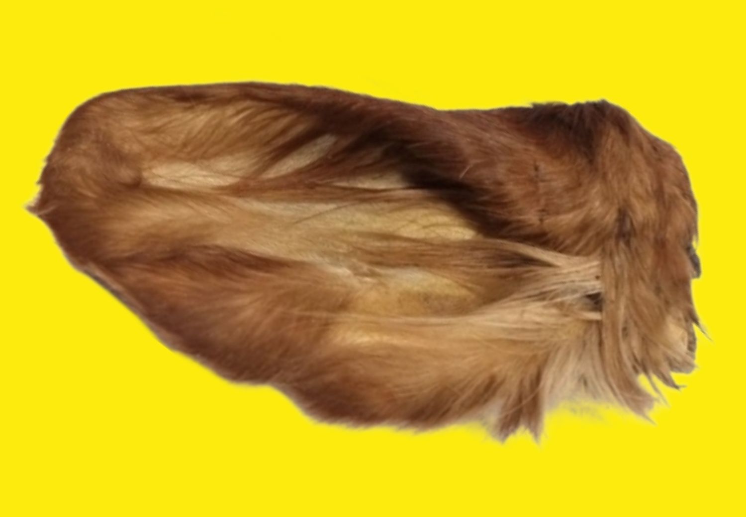 BEEF EARS WITH FUR- per piece- vacuum sealed