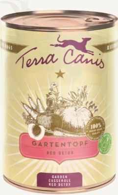 TERRA CANIS- Garden Casserole- RED DETOX- Vegetable & Fruits for Dogs- 400 gr