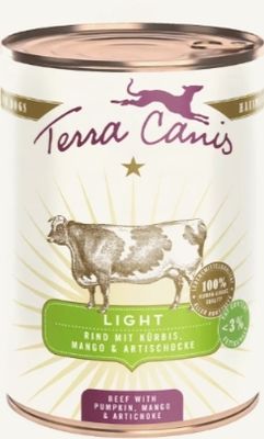 TERRA CANIS- Light- BEEF WITH PUMPKIN, MANGO & ARTICHOKE- 400 gr