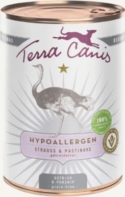 TERRA CANIS- Hypoallergenic- OSTRICH WITH PARSNIP- 400 gr