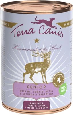 TERRA CANIS- Senior- GAME WITH TOMATO, APPLE & MEDICINAL HERBS- 400 gr
