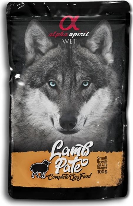 ALPHA SPIRIT- LAMB PATE for Dogs - 100g- SACHETS