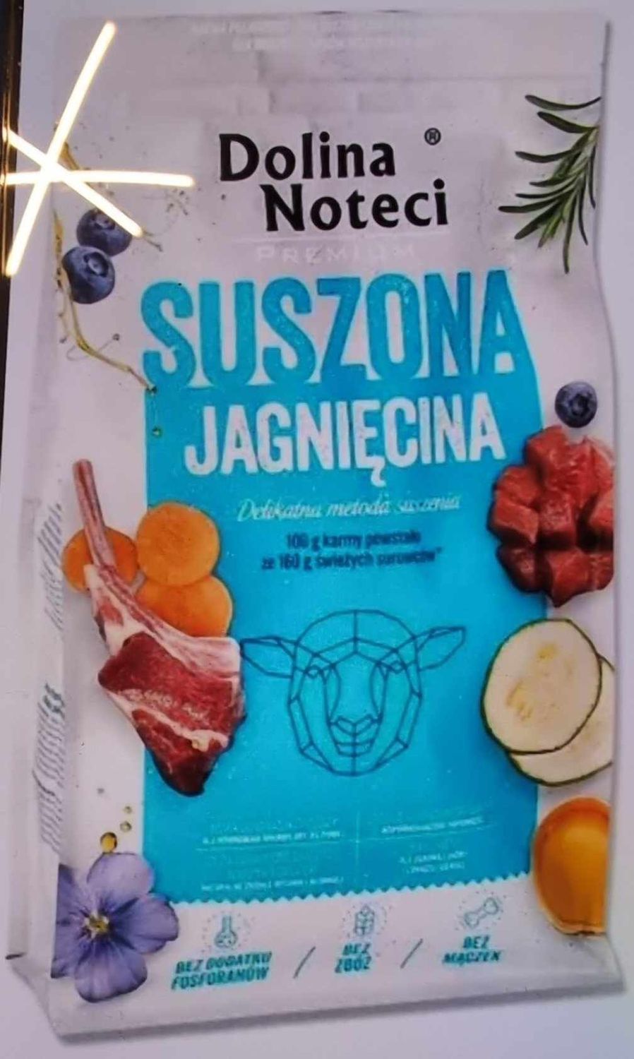 DOLINA NOTECI PREMIUM - Complete, airdried food for adult dogs of all breeds - LAMB - 9 kg