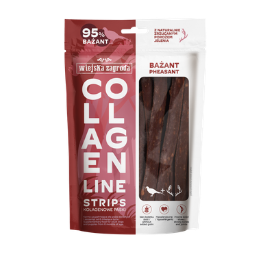 WIEJSKA ZAGRODA (COUNTRY OF ANIMALS)- LINIA KOLAGENOWA- KOLAGENOWE PASKI- BAŻANT- 100 GR