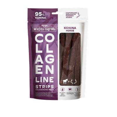 WIEJSKA ZAGRODA (COUNTRY OF ANIMALS)- LINIA KOLAGENOWA- KOLAGENOWE PASKI- KONINA- 100 GR