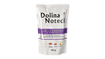 DOLINA NOTECI PREMIUM- RABBIT AND CRANBERRY- WET FOOD FOR ADULT DOGS- 500 GR POUCH
