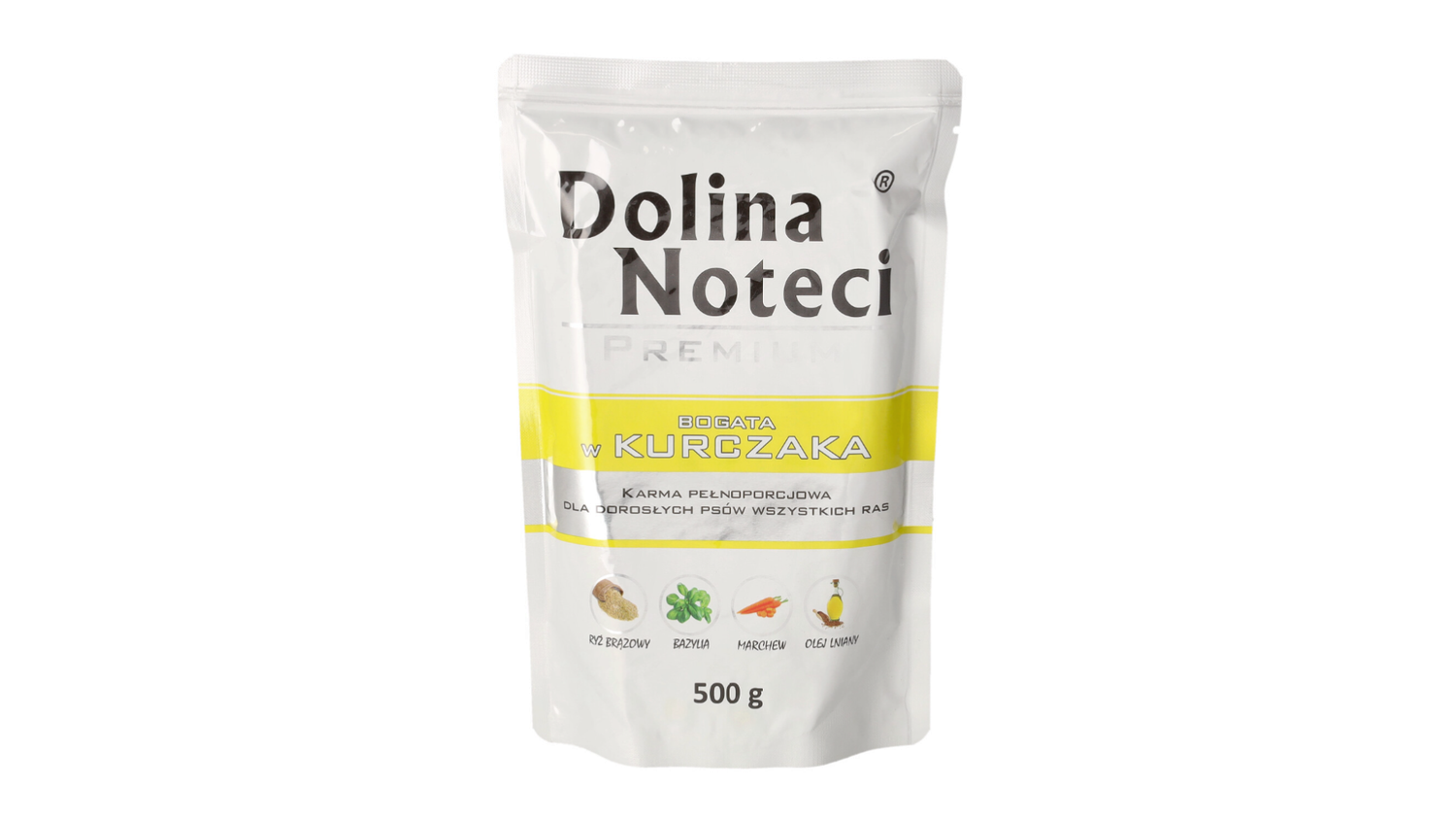 DOLINA NOTECI PREMIUM- CHICKEN- WET FOOD FOR ADULT DOGS- 500 gr POUCH