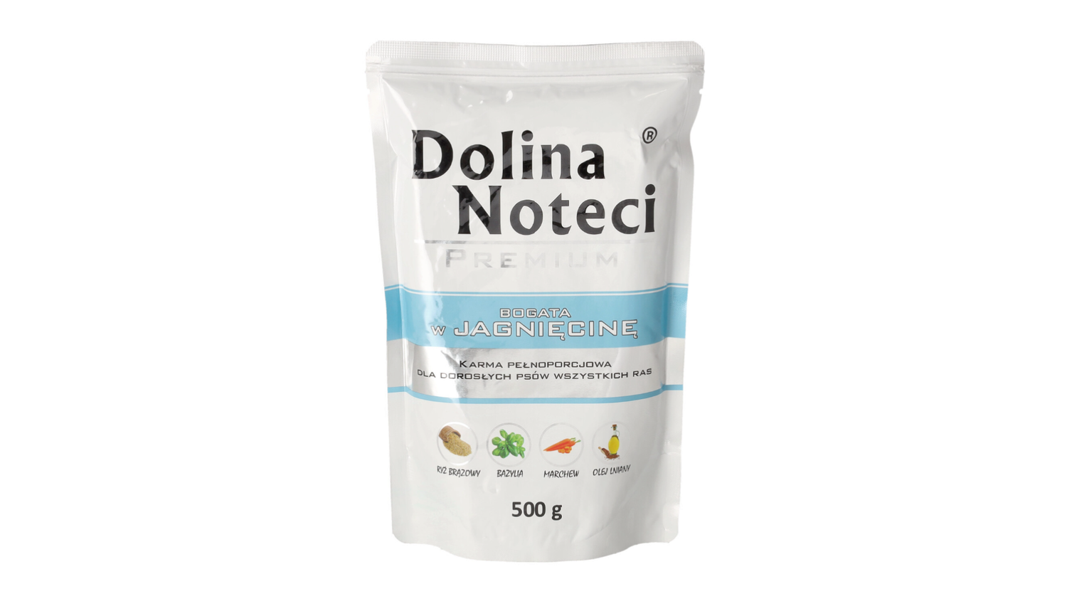 DOLINA NOTECI PREMIUM- LAMB- WET FOOD FOR ADULT DOGS- 500 gr POUCH
