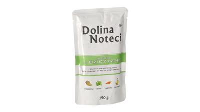 DOLINA NOTECI PREMIUM- GAME- WET FOOD FOR ADULT DOGS- 150 GR POUCH