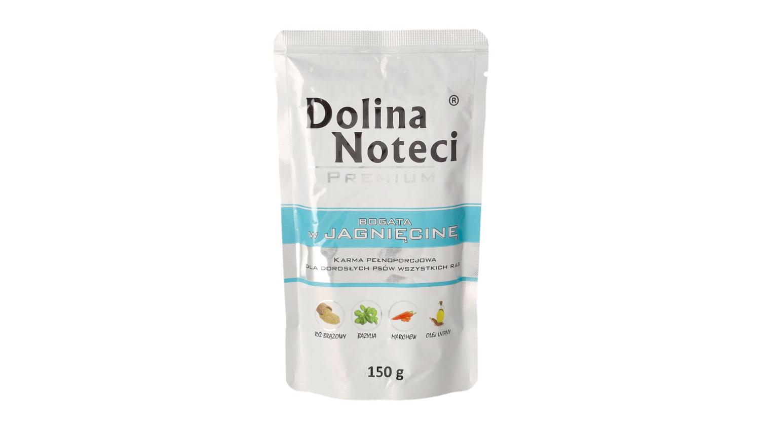 DOLINA NOTECI PREMIUM- LAMB- WET FOOD FOR ADULT DOGS- 150 gr POUCH