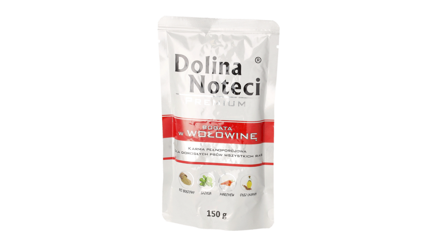DOLINA NOTECI PREMIUM- BEEF- WET FOOD FOR ADULT DOGS- 150 gr POUCH