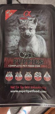 Puppies Semi Moist Alpha Spirit - 200 GR sample packsge