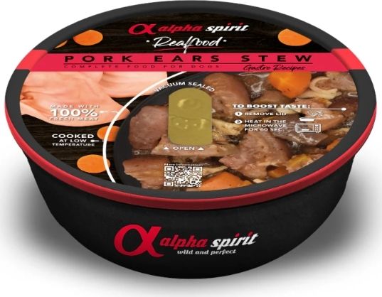 ALPHA SPIRIT- Realfood Complete PORK EARS STEW for Dogs