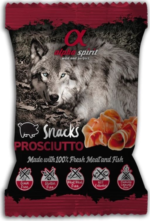 Alpha Spirit- PROSCIUTTO- Dog Treats (50g)