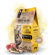WIEJSKA ZAGRODA (COUNTRY OF ANIMALS)- DRY FOOD FOR ADULT DOGS​ WITH SENSITIVE STOMACH- TURKEY WITH LAMB- 2 KG BAGS