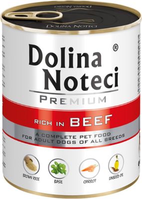 DOLINA NOTECI PREMIUM- BEEF- WET FOOD FOR ADULT DOGS- 800 GR CANS DOLINA NOTECI PREMIUM- BEEF- WET FOOD FOR ADULT DOGS- 800 GR CANS