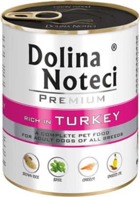DOLINA NOTECI PREMIUM- TURKEY-WET FOOD FOR ADULT DOGS- 800 GR CANS DOLINA NOTECI PREMIUM- TURKEY-WET FOOD FOR ADULT DOGS- 800 GR CANS