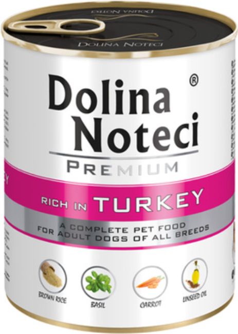 DOLINA NOTECI PREMIUM- INDYK- MOKRA KARMA DLA PSÓW DOROSŁYCH- 800 GR PUSZKA