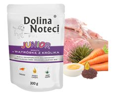 DOLINA NOTECI PREMIUM “JUNIOR”- RICH IN RABBIT LIVER- WET DOG FOOD FOR PUPPIES AND YOUNG DOGS- 300 gr POUCH DOLINA NOTECI PREMIUM “JUNIOR”- RICH IN RABBIT LIVER- WET DOG FOOD FOR PUPPIES AND YOUNG DOGS- 300 gr POUCH