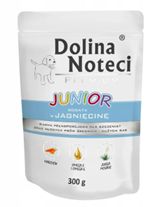 DOLINA NOTECI PREMIUM “JUNIOR”- RICH IN LAMB- WET DOG FOOD FOR PUPPIES AND YOUNG DOGS- 300 gr POUCH