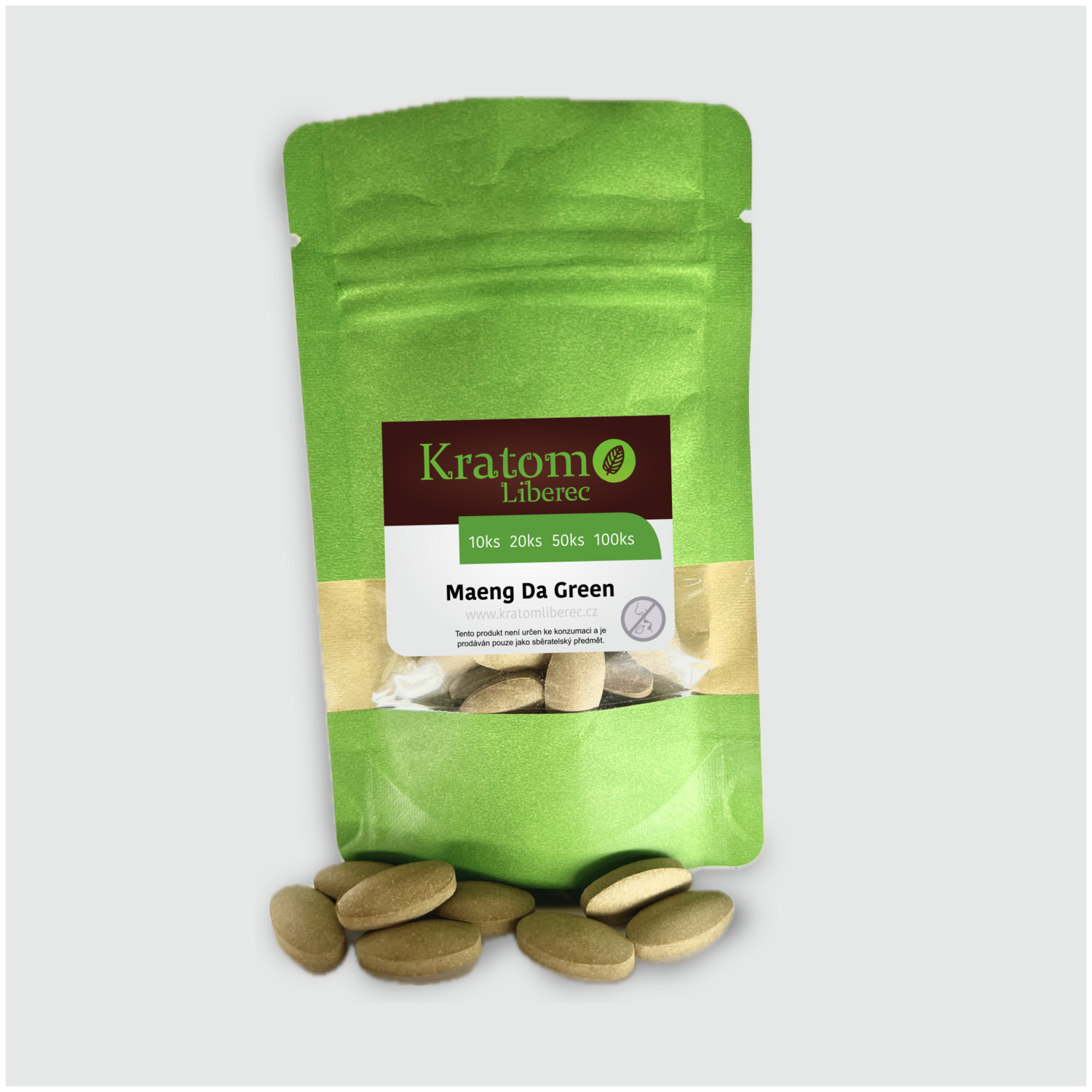 Kratom Maeng Da Green - tablety
