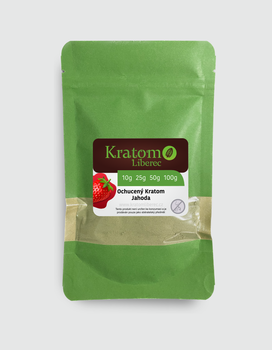 Kratom ochucený - Jahoda