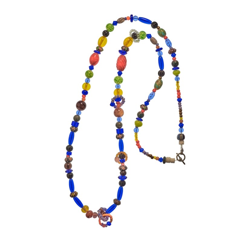 Collier bleu