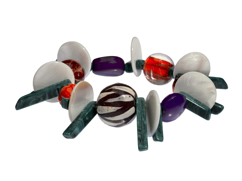 Bracelet pastille nacre
