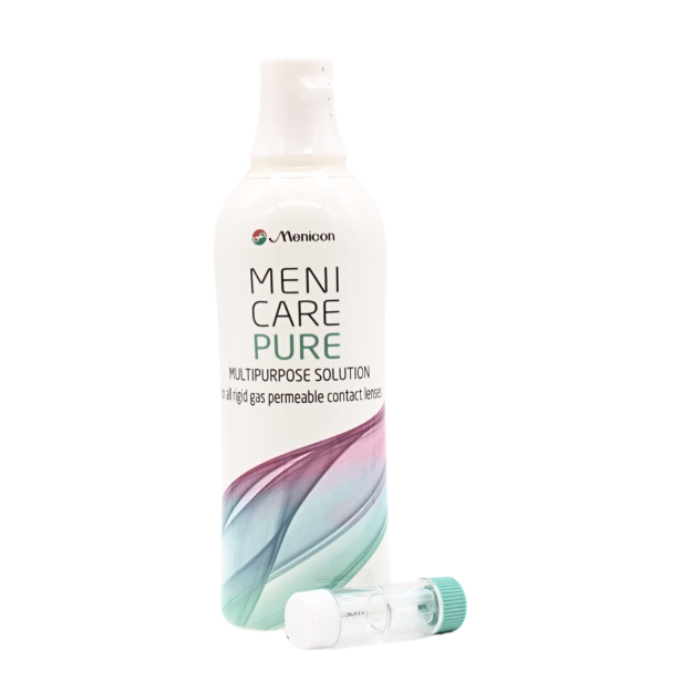 Meni Care Pure Kombilösung, 250 ml Kontaktlinsen harte formstabile Reinigung Aufbewahrung