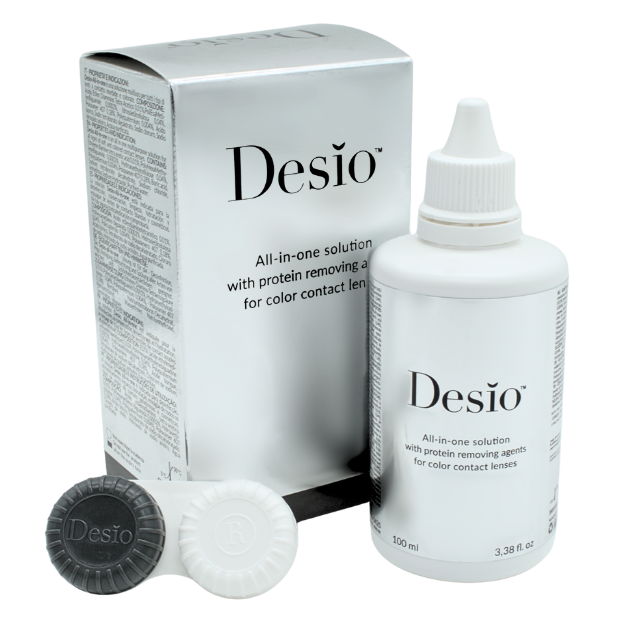 Desio™ All-in-One Kontaktlinsenlösung Kombilösung 100 ml Reise Kontaktlinsen Farblinsen