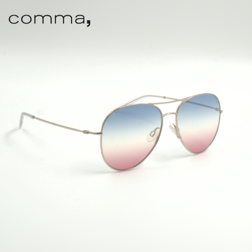 comma Sonnenbrille Pilotenstil, 3-farbig, gold Damen, Seitenansicht rechts