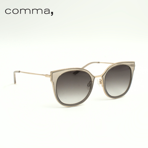Sonnenbrille - comma, 77071 91 comma Sonnenbrille Cateye, gold, braun Damen, Seitenansicht rechts